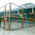 School Basketball court fence installation football field fence design stadium hook net