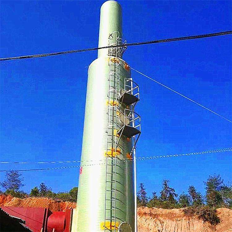 Fiberglass chimney, exhaust pipe, exhaust pipe, ventilation pipe, odor dust collector, desulfurization tower, chimney, anti-corrosion brick factory