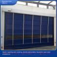 PVC fast Roller shutter, sound insulation and noise reduction, special Zhenchao door for sand and gravel plant of blue cement plant