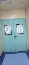 Single and double door passageway escape door, hospital laboratory airtight purification steel door, dust-free workshop clean door