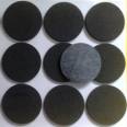 Square EVA foot pad, table and chair, anti slip black circular EVA foam pad, white double-sided foam adhesive patch