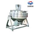 Manufacturer of stainless steel sandwich pot, all stainless steel electric heating steam boiling pot, automatic flipping and stir frying machine