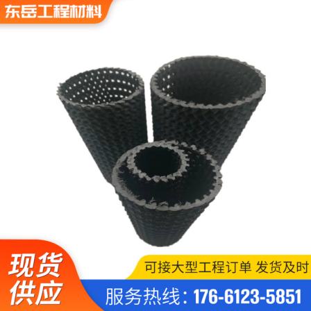 Dongyue Wanlide HDPE plastic hard permeable pipe, curved permeable pipe, blind ditch, concealed pipe