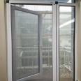 Removable and washable folding screen door Yimeida trackless chain organ type sliding screen door retractable invisible diamond mesh door