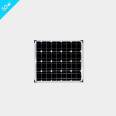 50W monitoring glass laminated solar panel integrated street light solar panel