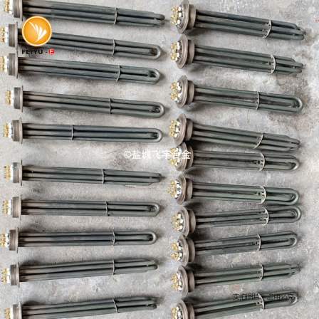 Heating tubes for electric heating and thermal storage boilers - Solar assisted heating rods with threaded electric heating tubes