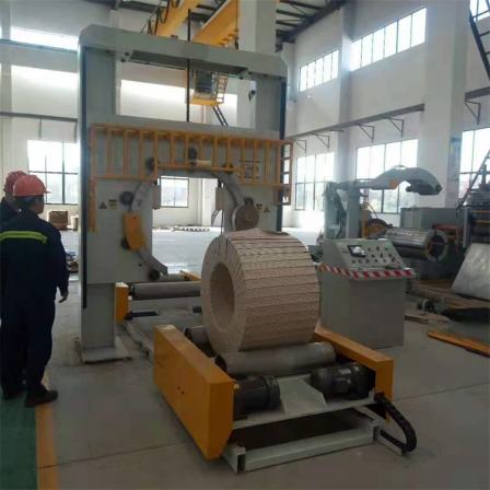 Manufacturer's direct supply of vertical ring winding machine, wire and cable packaging machine, tire steel strip winding packaging machine