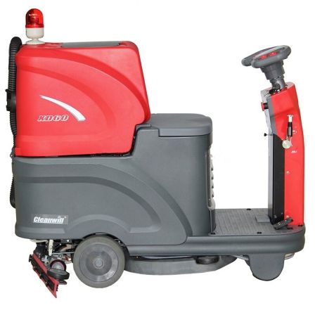 Keliwei XD60 Floor Scrubber is mobile, flexible, and easy to operate. Integrated Panel Supermarket Property Scrubber