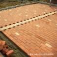 Customizable environmentally friendly clay sintered floor tiles for garden communities, square sidewalks, cement bricks