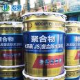 Exterior wall waterproof coating, polymer bicomponent water-based coating, roof mold proof, moisture-proof and leak sealing waterproof material