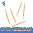 The manufacturer directly supplies PCB testing probe springs with gold plating processing and fine springs