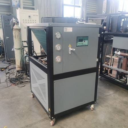 Industrial chiller, 5-horsepower air-cooled chiller, water-cooled oil cooler, small injection mold cooling and cooling machine