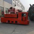 8 ton battery electric locomotive for underground use in Hongtu Machinery Coal Mine, with reliable performance and traction height of 320mm