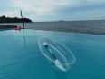 PC Transparent Boat Canoe Scenic Area, Park, Online Popular Tourism Resort, Polycarbonate Boat