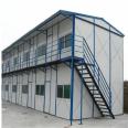 Temporary building on site, movable plank house, office, color steel house, Domus steel structure, convenient transportation