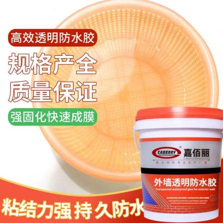 Transparent waterproof adhesive exterior wall latex paint surface waterproof cement wall tile surface transparent coating