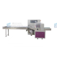 Bag pillow packaging machine, fully automatic calcium milk biscuit packaging, bread and food sealing machine, manufacturer can customize