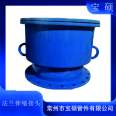 Cement pipe socket fittings, steel flange expansion quick joints, carbon steel material, internal and external spray plastic corrosion resistance