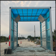 Gantry type car wash room is suitable for large engineering vehicles on construction sites. Car wash machine source factory