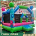 Indoor and outdoor mischievous castle children's inflatable model jump bed children's playground amusement equipment inflatable castle trampoline