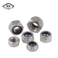 Changlan 304 stainless steel hexagonal nylon lock nut self-locking lock nut locking screw cap M5M6