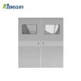 Medical purification steel door, airtight door, foot sensing double open clean door, hospital operating room, airtight electric door