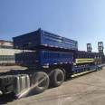 13 meter hook plate semi trailer 12.5 meter excavator trailer hydraulic ladder semi trailer anti wear