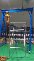 Pengxiang detachable 1t-5 ton small universal movable gantry, indoor electric lifting hanger supports customization