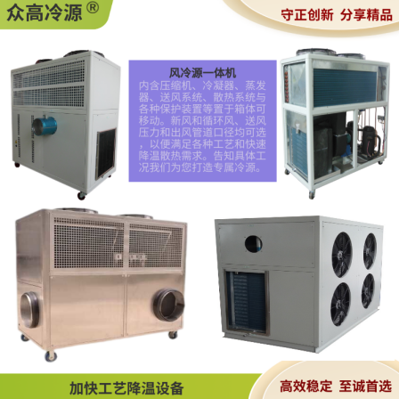 Water Cooled Air Conditioning Refrigerator Process Closed Loop Water Radiator Natural Air Cooler