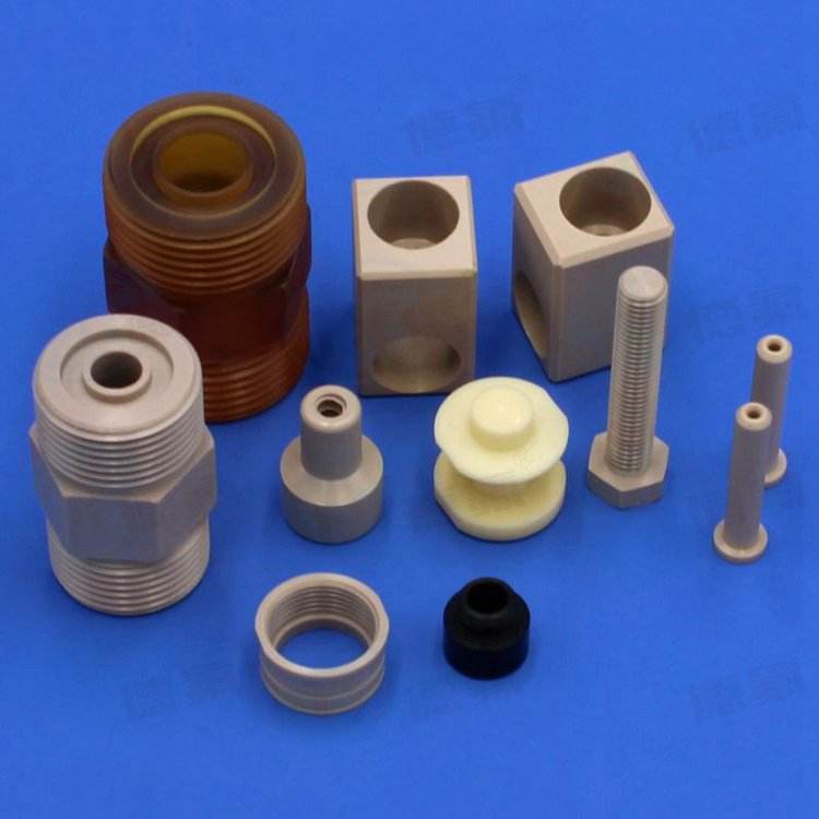 Teflon wear-resistant material sample PEEK parts, high-strength polyether ether copper mechanical parts