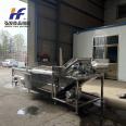 Automatic ultrasonic cleaning equipment for fruit and vegetable bubble cleaning machine assembly line