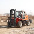 Hangzhou four-wheel drive off-road forklift four-wheel loader lift internal combustion forklift off-road forklift model catalog