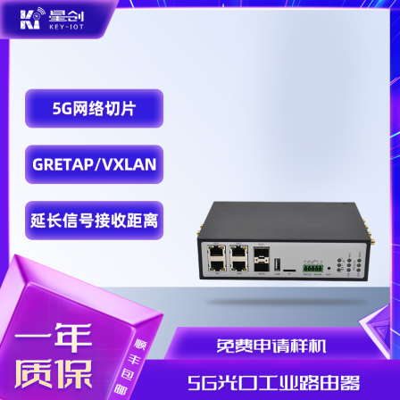 Xingchuang SR800-01 Optical Port 5G Industrial Wireless Router with Extended Signal Receiving Distance Network Slice