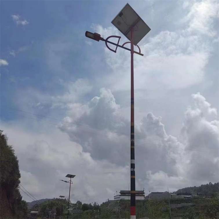 Xinyonghong Ethnic Characteristic Rural Road Lighting 100W Single Arm Integrated Street Lamp