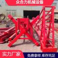 Internal climbing aluminum mold material distribution machine for high-rise building construction Climbing type reserved hole material distribution rod