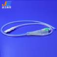 Temperature measuring Foley catheter, silicone three cavity, disposable sterile ethylene oxide packaging, processing and customized production