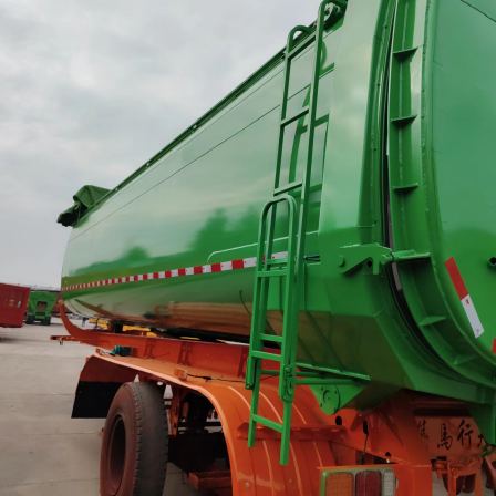 Lightweight 8 meter rear tipping self dumping semi trailer, coal mine transportation tipper truck with sturdy structure and large space for flying