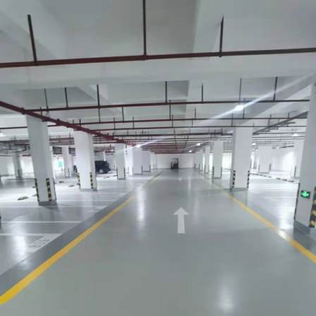 Epoxy floor construction, cement floor paint, waterproof and wear-resistant floor paint, factory self-leveling paint