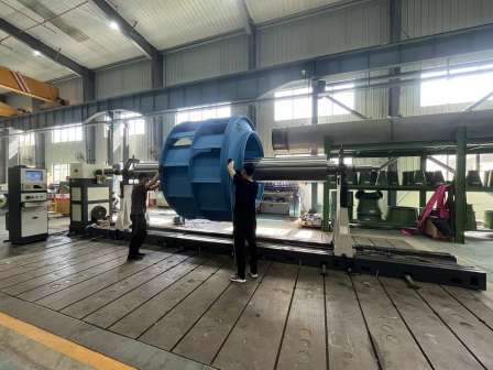 Professional customized dynamic balance testing for large fan impellers with stable structure