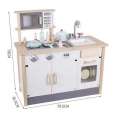 Children's Home Kitchen Simulation Tool Solid Wood Kitchenware Children's Educational Toys