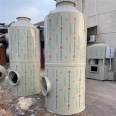 Spray tower waste gas treatment equipment Waste gas absorption tower Smoke and odor removal Washing tower Jubang