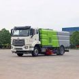 Mechanized cleaning, sweeping, spray dust reduction and other cleaning operations of Dongfeng Tuyi Guoliu 5-way washing and sweeping vehicle