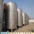 Used stainless steel storage tanks, large capacity storage tanks for the chemical and food industries, with complete specifications and customizable options