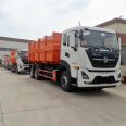 Dongfeng Tianlong 25t arm hook arm car carriage detachable Garbage truck with Construction waste container