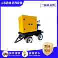 1500 cubic meter trailer type mobile pump truck intelligent LCD display controller Xinsheng Power