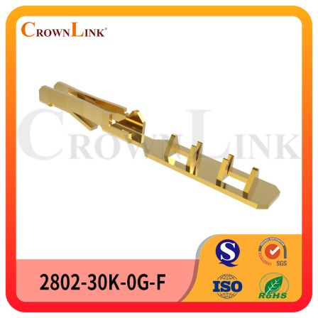 CROWNLINK quick connect 2802-30K-0G-F connector FPC 2.54mm thin film switch pin