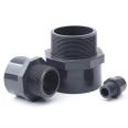 Xingtai sewage treatment PVC pipe, UPVC industrial pipe, diameter 32mm, dark gray chemical pipe, direct supply