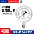 Y40 shell stainless steel pressure gauge, 7bar pressure detection instrument, spray machine pressure gauge