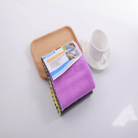 Shijiazhuang Towel Factory directly supplies dishwashing cloths, small square towels, and kitchens for household cleaning without shedding hair