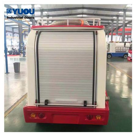 Yuou Door Industry's double decker car aluminum alloy rolling shutter door, electric manual, optional anti-theft